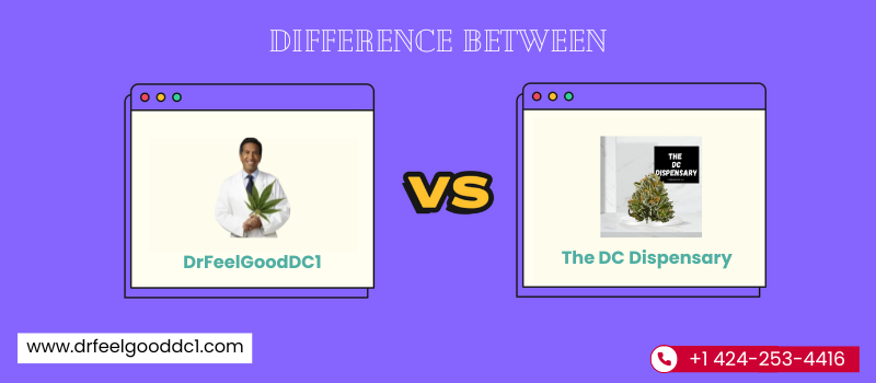 Difference Between The DC Dispensary and DrFeelGoodDC1 A Quick Comparison
